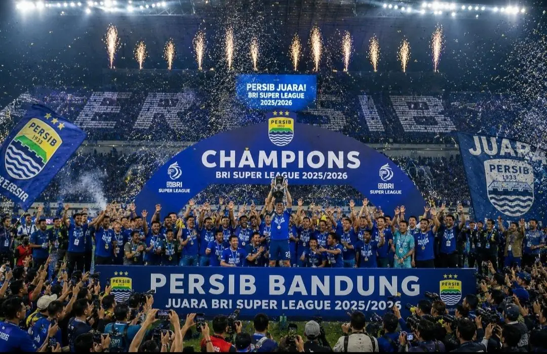 Dari GBLA untuk Sejarah: Persib Tiga Kali Berturut-turut Juara Nasional